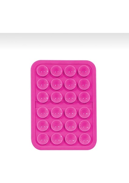 Silikon Vakumlu Yapışkanlı Kaymaz Vantuz Cep Telefon Tutucu