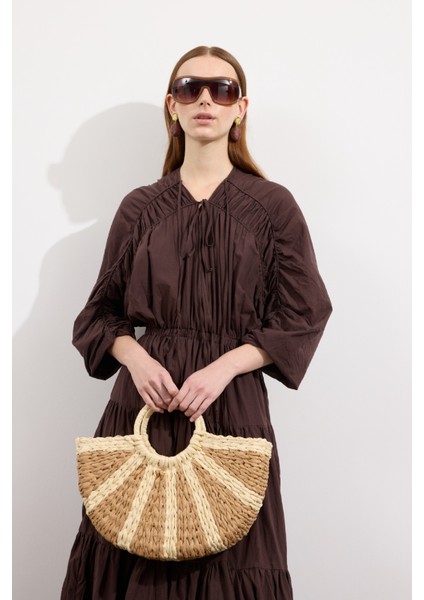 Mio Vual Elbise Acı Kahve modelleri