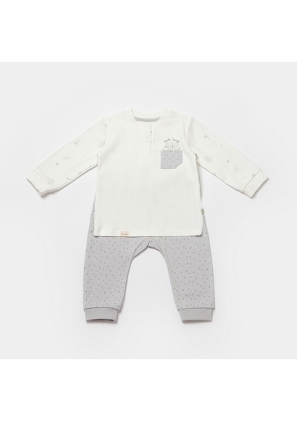 Bibaby Biorganic Koala Jungle 2'li Bebek Takım 59776 Gri