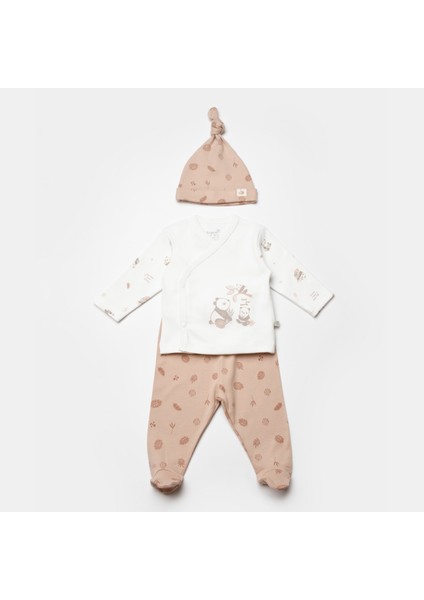 Bibaby Biorganic Love Our Earth 3 Parça Set 73345 Mocha