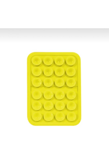 Silikon Vakumlu Yapışkanlı Kaymaz Vantuz Cep Telefon Tutucu