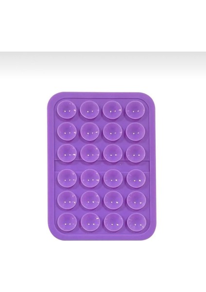 Silikon Vakumlu Yapışkanlı Kaymaz Vantuz Cep Telefon Tutucu