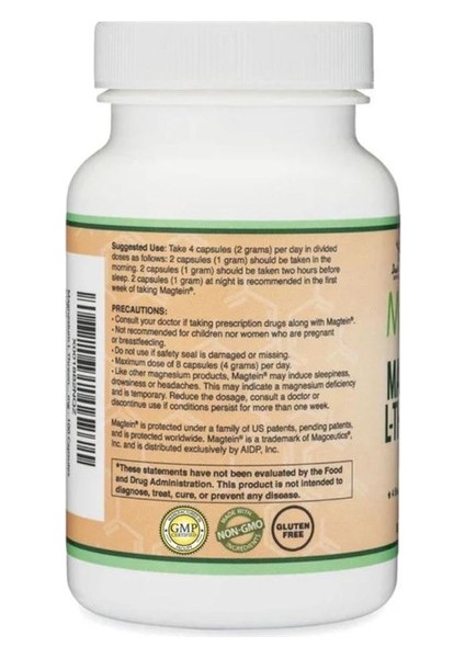 Magtein Magnesium L-Threonate - 2000 Mg 100 Kapsül modelleri