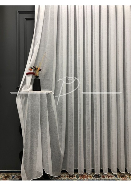 Orijinal Natürel Foldet Keten Kırışmaz Düz Tül Perde Sık Pileli fırsatları