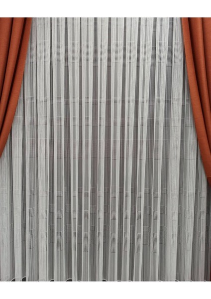 Taraklı Şeritli Zincir Tül, Düz Tül, Çizgili Tül, Salon Tülü, Sık Pile fiyatları