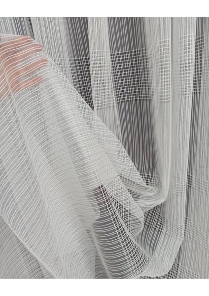 Taraklı Şeritli Zincir Tül, Düz Tül, Çizgili Tül, Salon Tülü, Sık Pile fırsatları