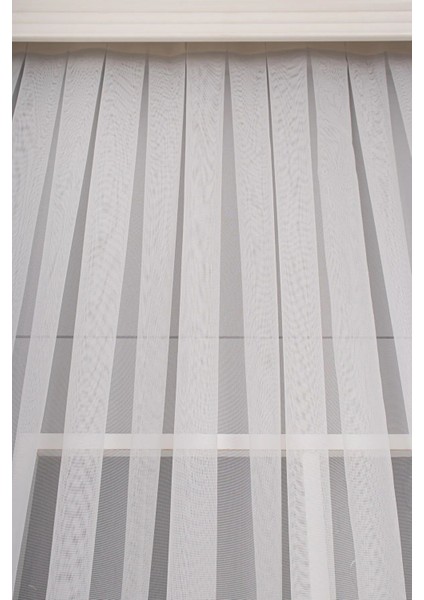 Sade Şık Ipek Zemin Kırışmaz Düz Tül Perde Sık Pile indirimleri