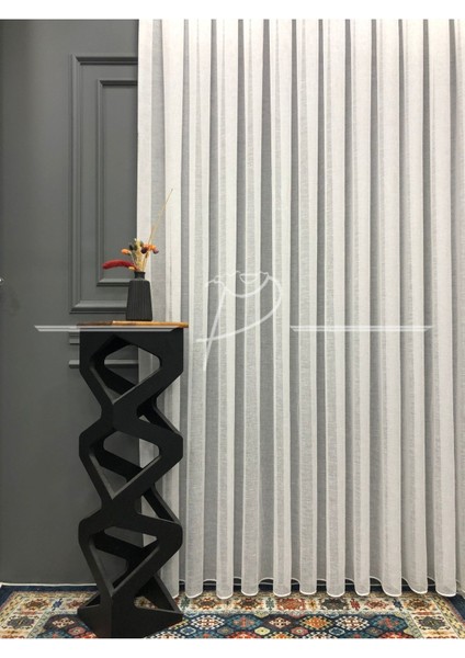 Orijinal Natürel Foldet Keten Kırışmaz Düz Tül Perde Sık Pileli modelleri