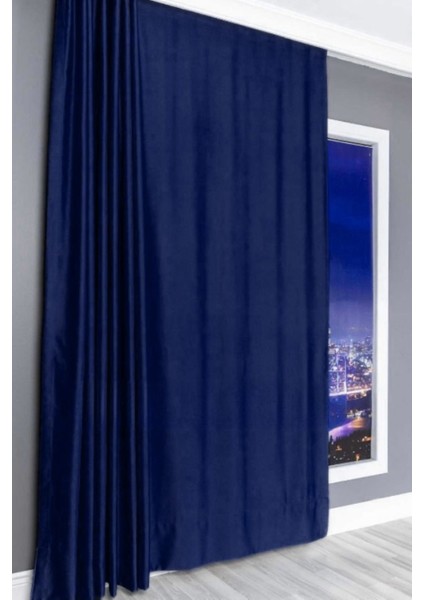 Güneşlik,blackout,mavi,ütü Istemez,lüx Kalın Kumaş,siyah,blackout