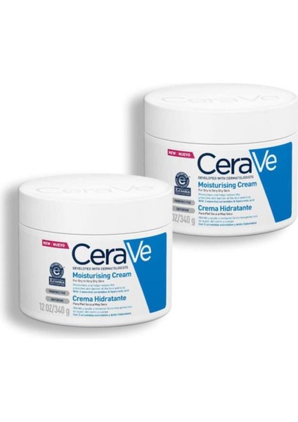 Cerave Nemlendirici Krem 340 Gr- 2 Adet -Skt: 12 Ay