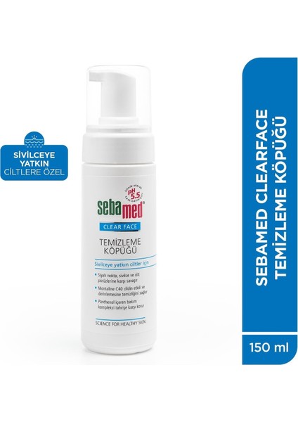Clear Face Yüz Temizleme Köpüğü 150ml (4 Lü Set)