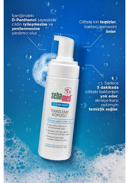 Clear Face Yüz Temizleme Köpüğü 150ml (4 Lü Set)