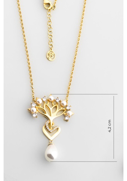 Inci Kalbi 18 Ayar Sarı Altın Kaplama 55 cm Gümüş Kolye modelleri