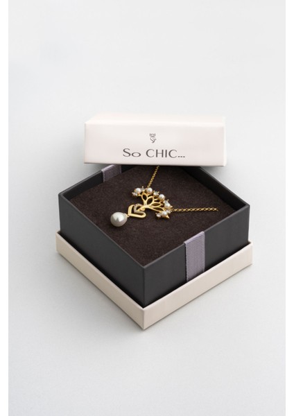 Inci Kalbi 18 Ayar Sarı Altın Kaplama 55 cm Gümüş Kolye indirimleri