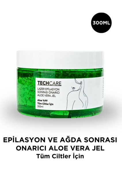Aloe Vera Jel - Epilasyon ve Ağda Sonrası Yoğun Onarıcı Bakım 300ML