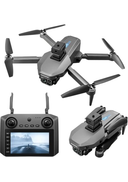 K619 Max Uzun Menzilli Çift Kamera Gps Ekranlı Kumandalı Drone 30 Dk Uçuş