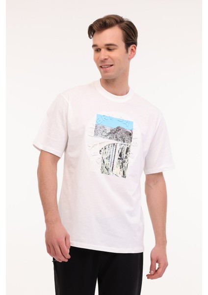 ml Vıto 11URB4006 5fx Beyaz Erkek Kısa Kol T-Shirt