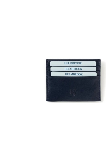 Barry Erkek Lacivert Deri Özel Tasarım Çok Bölmeli Rfid Korumalı Kartlık modelleri