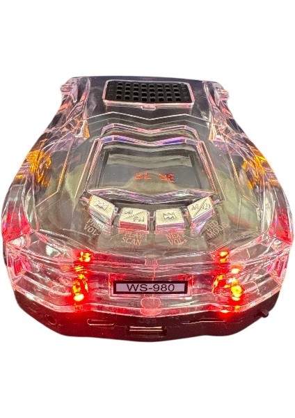 Wster Ws-980bt Lamborghini Araba Radyolu Bluetooth Hoparlör Siyah modelleri