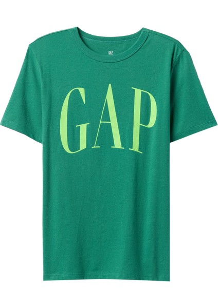 V-Frch Logo Arch Tee Yeşil Erkek Çocuk Kısa Kol T-Shirt