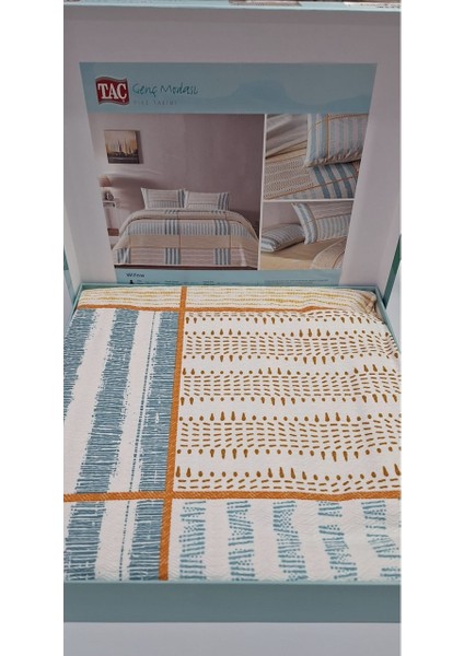 Çift Kişilik %100 Pamuk Çarşafı Lastikli Pike Takımı Willow Sarı fiyatları