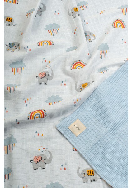 90 x 90 Çok Desenli Çift Yönlü Müslin Bebek Örtüsü, Çok Amaçlı Waffle Müslin Örtü & Battaniye fiyatları