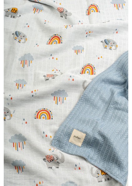 90X115 Çok Desenli Çift Yönlü Müslin Pike Bebek Örtüsü, Örgü Bebek Örtü & Battaniye fiyatları