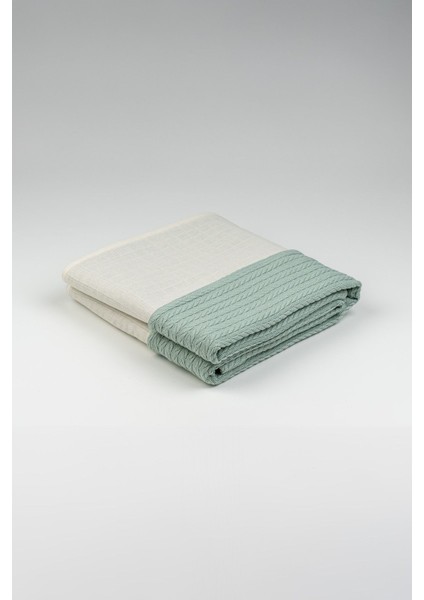 90X115 Düz Desenli Çift Yönlü Müslin Pike Bebek Örtüsü, Örgü Bebek Örtü & Battaniye modelleri