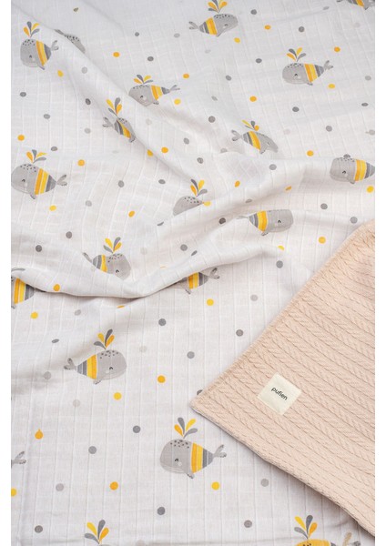 90X115 Çok Desenli Çift Yönlü Müslin Pike Bebek Örtüsü, Örgü Bebek Örtü & Battaniye fiyatları