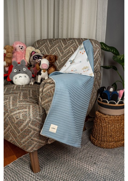 90 x 90 Çok Desenli Çift Yönlü Müslin Bebek Örtüsü, Çok Amaçlı Örgü Battaniye fırsatları