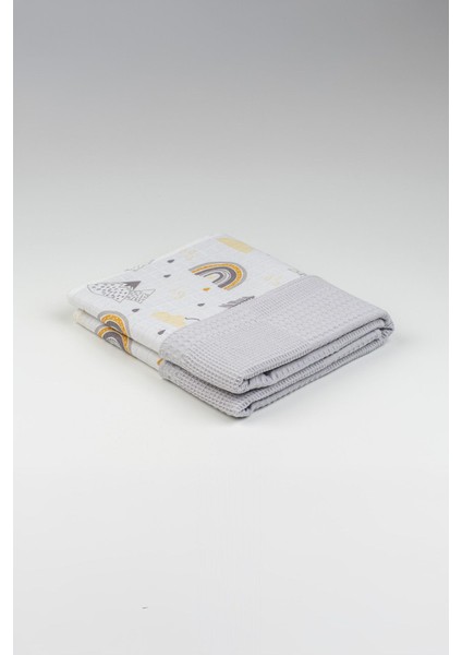 100X140 Çok Desenli Çift Yönlü Müslin Bebek Örtüsü, Çok Amaçlı Waffle Müslin Örtü & Battaniye modelleri