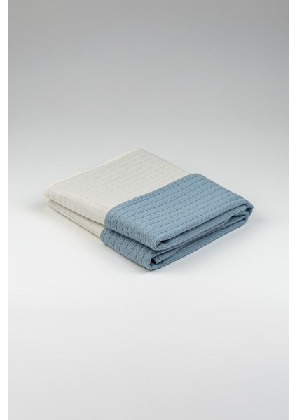 90X115 Düz Desenli Çift Yönlü Müslin Pike Bebek Örtüsü, Örgü Bebek Örtü & Battaniye modelleri