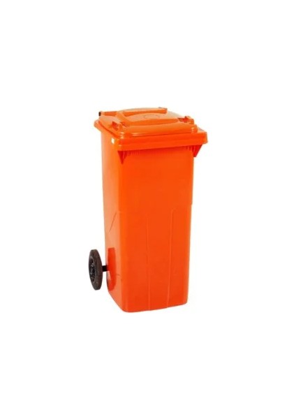 120 Lt Turuncu Çöp Konteyneri (Isıya Dayanıklı)