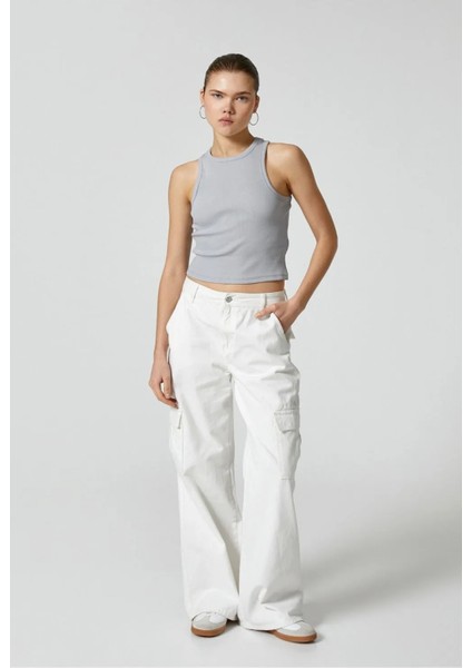 Kadın Fitilli Pamuklu Sıfır Kol Atlet modelleri