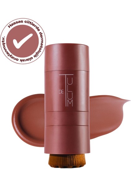 Bronzaura | Güneş Altında Kullanılan Yoğun Bronzlaştırıcı Fırçalı Stick | Kakao Jojoba Havuç Yağı İçeren | Tanning Stick