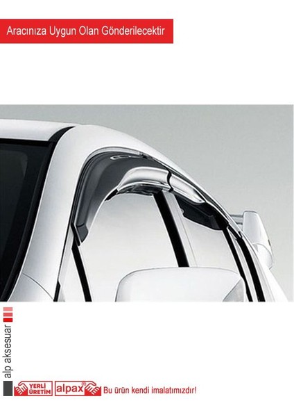 Fiat Doblo Oto Rüzgarlık 2023 Sonrası Modellere Göre Tasarlanarak Üretilmiştir