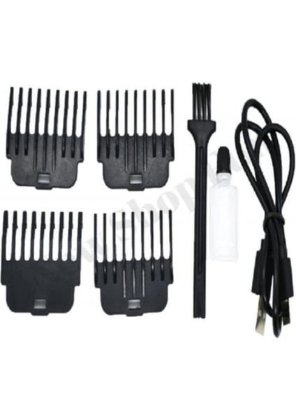 2'li Set Şarjlı Profosyonel Saç Sakal Tıraş Makinesi Ense Yanak Tüy Alma Makinesi modelleri