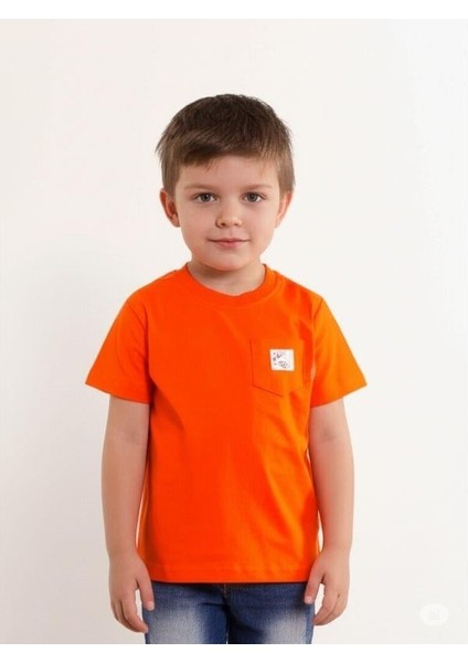 Erkek Bebek Cep Detaylı Basic T-Shirt fiyatları