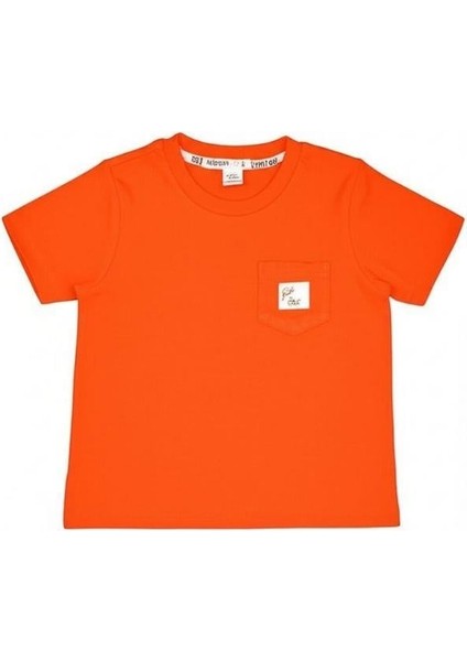 Erkek Bebek Cep Detaylı Basic T-Shirt indirimleri