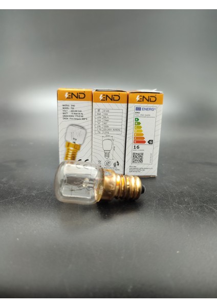 Fırın Ampulü (E.14)(15 Watt)(3.adetli Paket) fiyatları