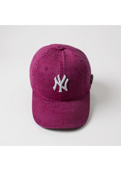 Unisex Eskitme Model Ny Newyork Baskılı Kep Şapka