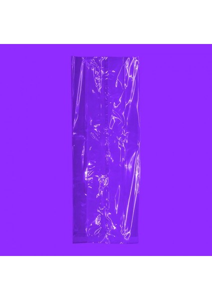 Şeffaf Yandan Körüklü Opp Poşet (13X40) 50 Adet