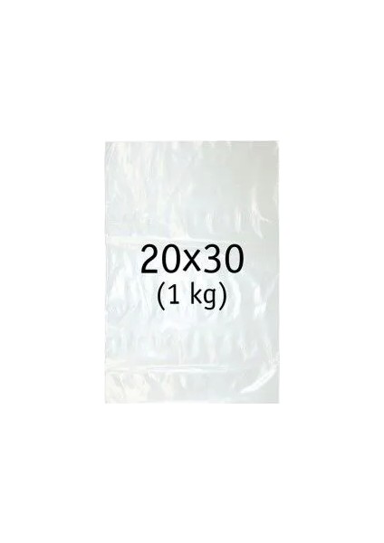 Naylon Torba 2 Numara 20X30 cm 1 kg Taşıma 10 kg
