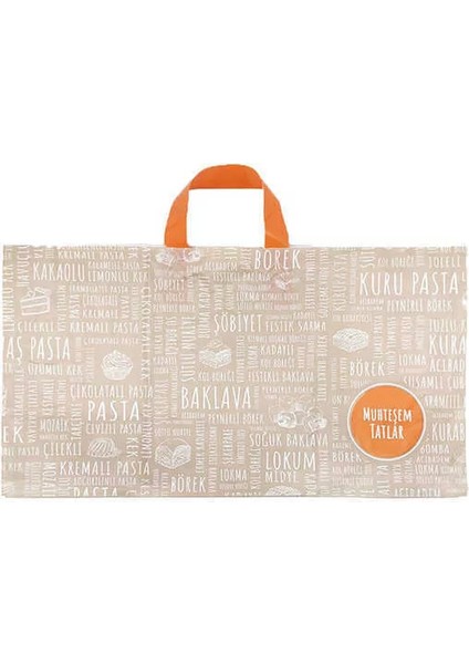 Tatlı Poşeti (Kulplu) 500 gr 40X22CM - 50 Adet