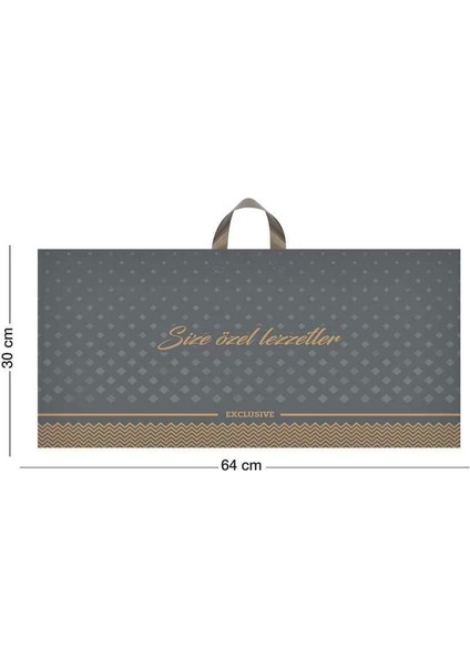 Turta Poşeti (Kulplu) 64X30 cm - 50 Adet fiyatları