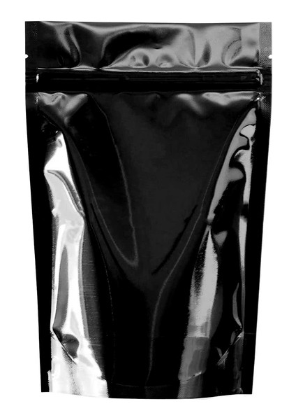 Siyah Alüminyum Doypack 16X27 cm - 100 Adet