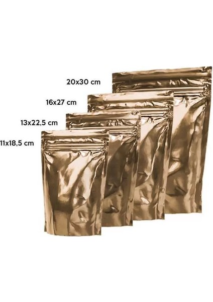 Gold Alüminyum Doypack 13X22,5 cm - 100 Adet fiyatları