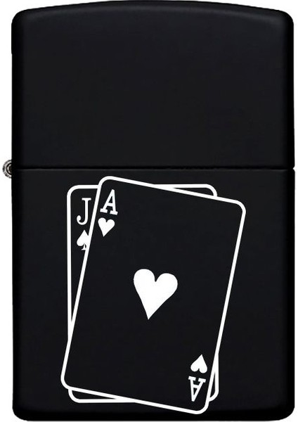 Kart Desenli Kişiye Özel Isimli Benzinli Siyah Metal Çakmak 2 fiyatları