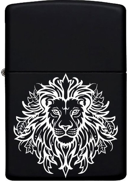 Aslan Desenli Kişiye Özel Isimli Benzinli Siyah Metal Çakmak 22 fiyatları