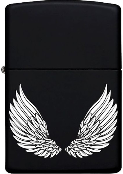 Kanat Desenli Kişiye Özel Isimli Benzinli Siyah Metal Çakmak 3 fiyatları